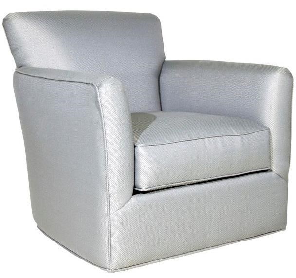 Jonathan Louis Grayson Casual Accent Swivel Chair with Tapered Arms